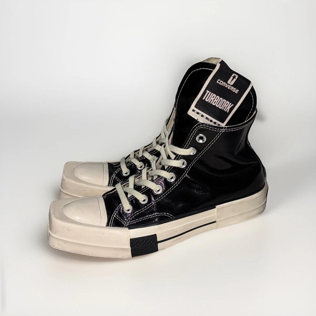 Converse Rick Owens x TURBODRK Chuck 70 High Black - огромный