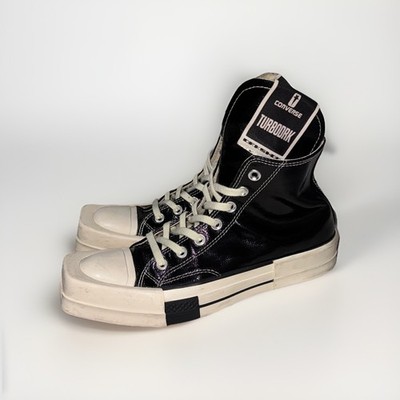 Size Mens 6, Wo's 8 Converse Rick Owens x TURBODRK Chuck 70 High
