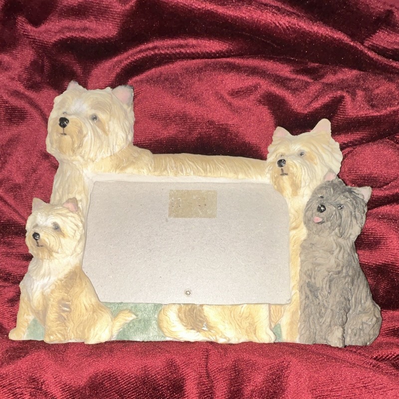 free standing Animal World cairn terrier picture Frame 4x6 