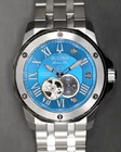 Bulova Marc Anthony Marine Star Blue Dial Automatic Mens Watch 98D184 In Box