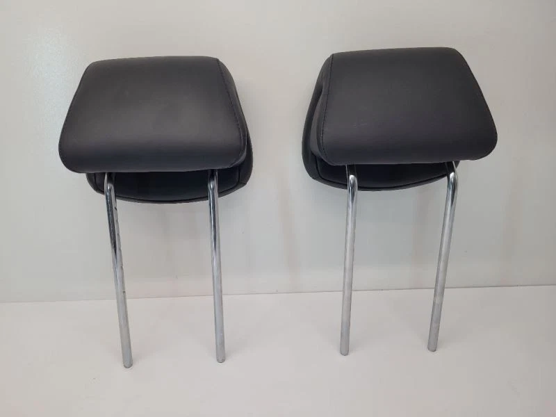 HYUNDAI AZERA RH LH 2012-2017 PAR DE REPOSACABEZAS DELANTERO CUERO NEGRO Foto 3 de 4