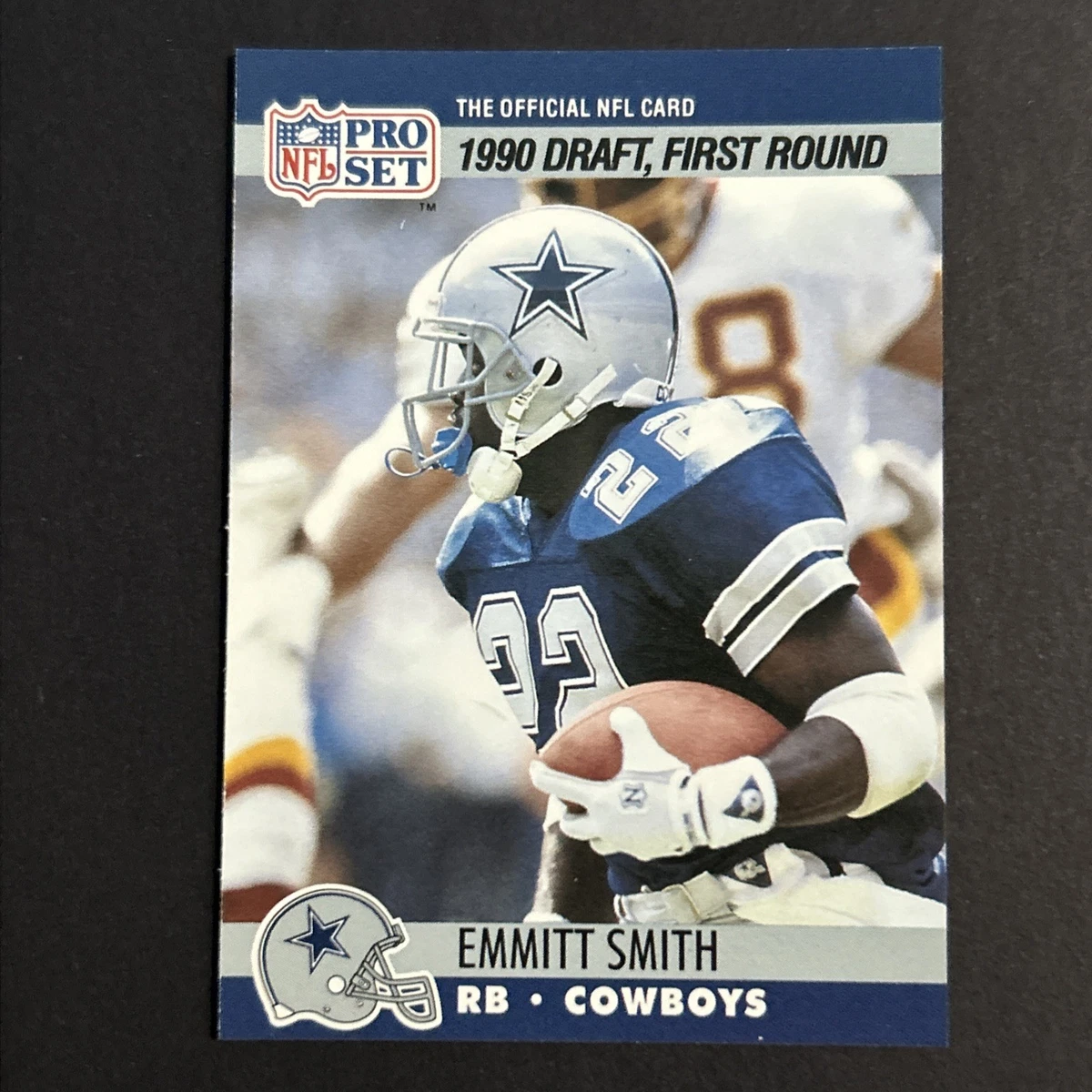 Emmitt Smith Dallas Cowboys Football Pro Set Sports Trading Cards