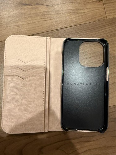 Bonaventura Etoope Leather iPhone 15 Pro Case Beige Premium Slim Cover - 第 3/7 張圖片