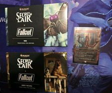 Fallout Secret Lair Lot Meet The Dog. And RAD Sealed + Extra Bonus Card.