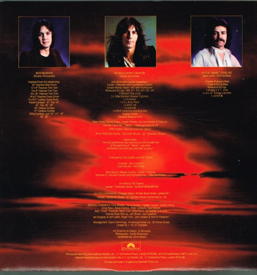 Pat Travers Makin' Magic LP vinyl UK Polydor 1977 in laminated sleeve with inner - Image 4 of 4