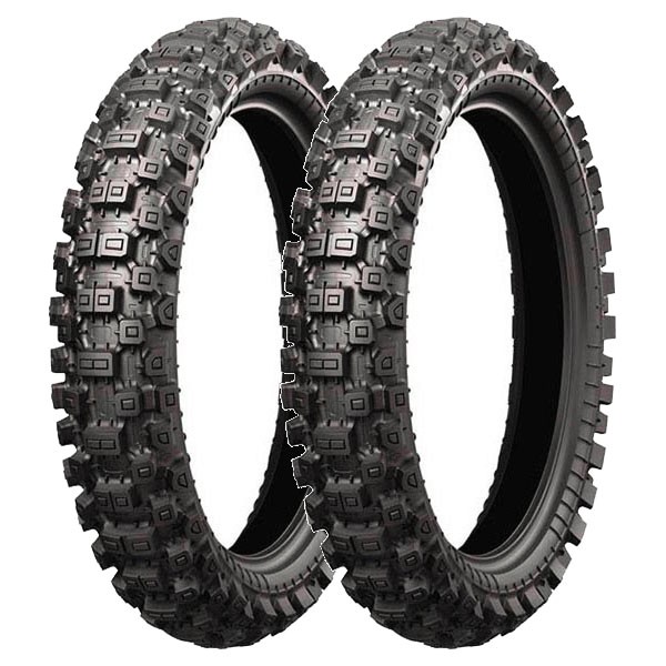 TYRE PAIR BRIDGESTONE 100/90-19 57M + 110/90-19 62M BATTLECROSS X40 HARD