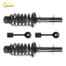 Front Struts & Sway Bar End Links For VW Beetle 01-10 Jetta Golf 01-05 Complete