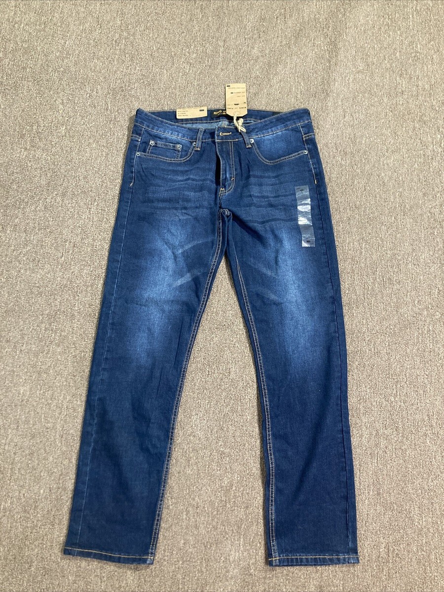 Ring Of Fire West Coast Tradition Men's Denim Blue Slim Fit Jeans 32/30 new