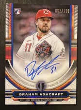 Graham Ashcraft 2023 Topps Tribute Rookie Autograph 62/150 - Reds