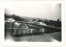 Orig. Foto Flugzeug Wrack an Autobahn b. Rotterdam Den Haag Holland 1940