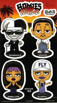 Homies Big Headz Series 3 Vinyl Decal Stickers