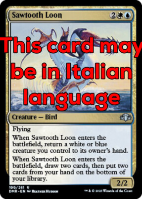 MTG 4x SAWTOOTH LOON EXC - GESÄGTER SCHNABEL STROLAGA 199 - DMR - MAGIC