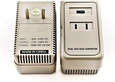 Simran Foreign Travel Converter 50-1875 Watt 220 To 110 Volt 50W-1875W Step Down