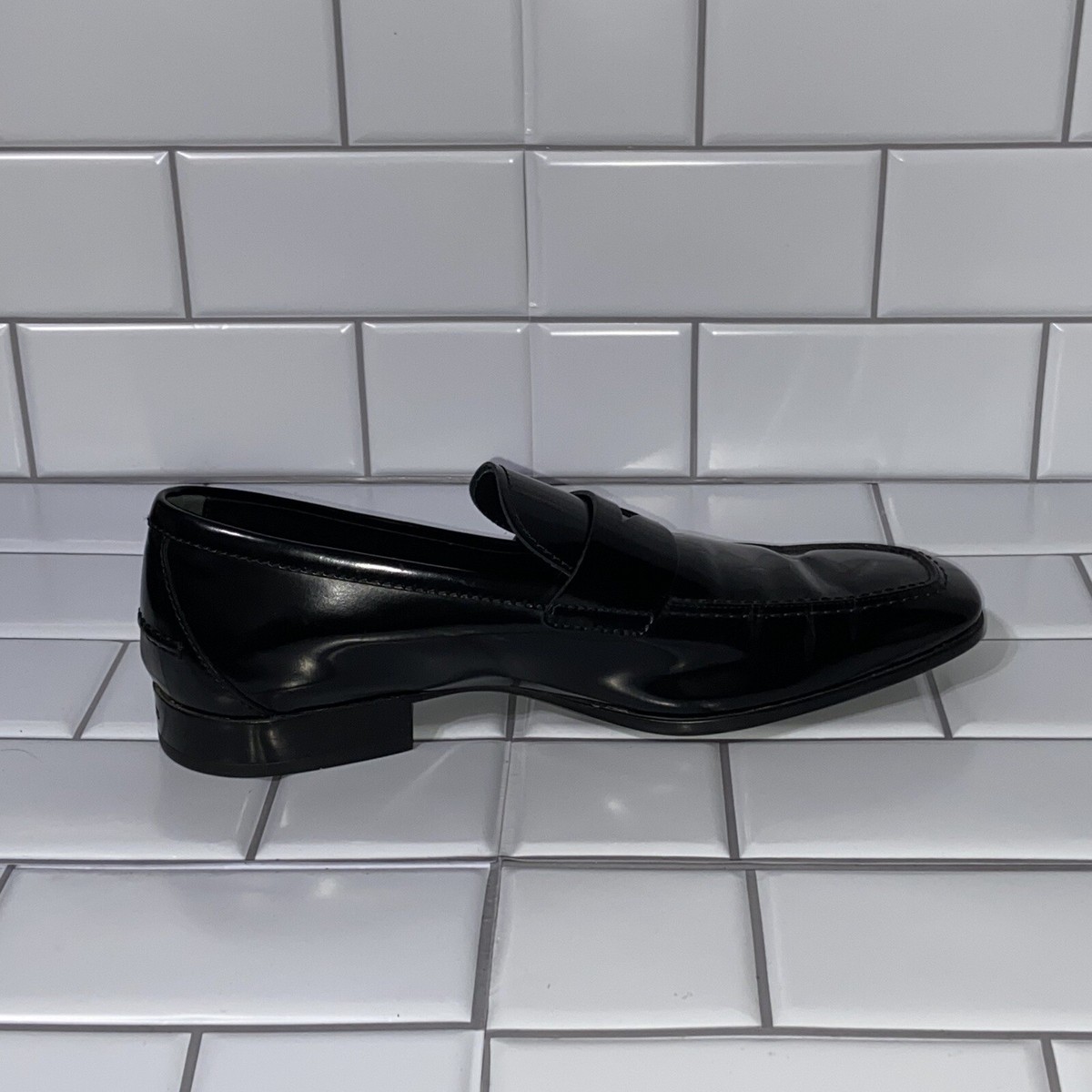 Tod’s Loafers Dress Shoe Black Oxford Patent Leather Italy Tods Men’s UK 8 US 9 Tod main image 2