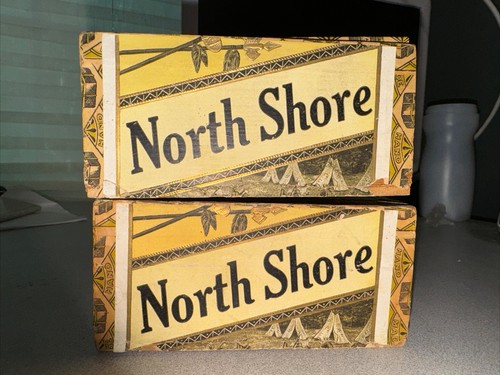 Cajas de cigarros de madera vintage muy raras - The North Shore Cigar - Imagen 5 de 13
