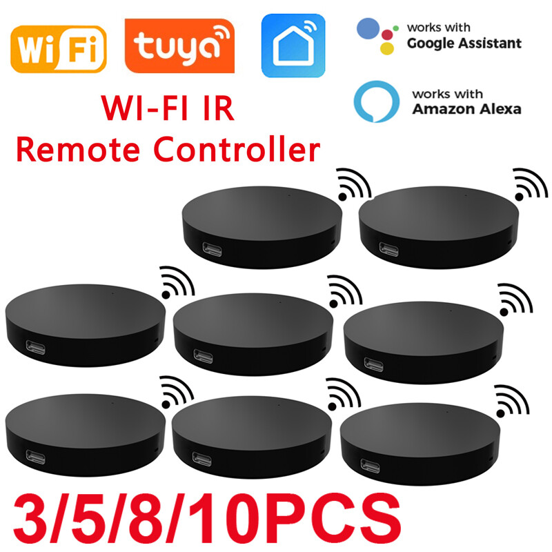 Smart WiFi IR Universal Remote Control with Tuya Smart Life App Home Automation