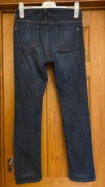 Vintage Jasper Conran High Waisted Blue Denim Jeans Size 10 - Image 2 of 4