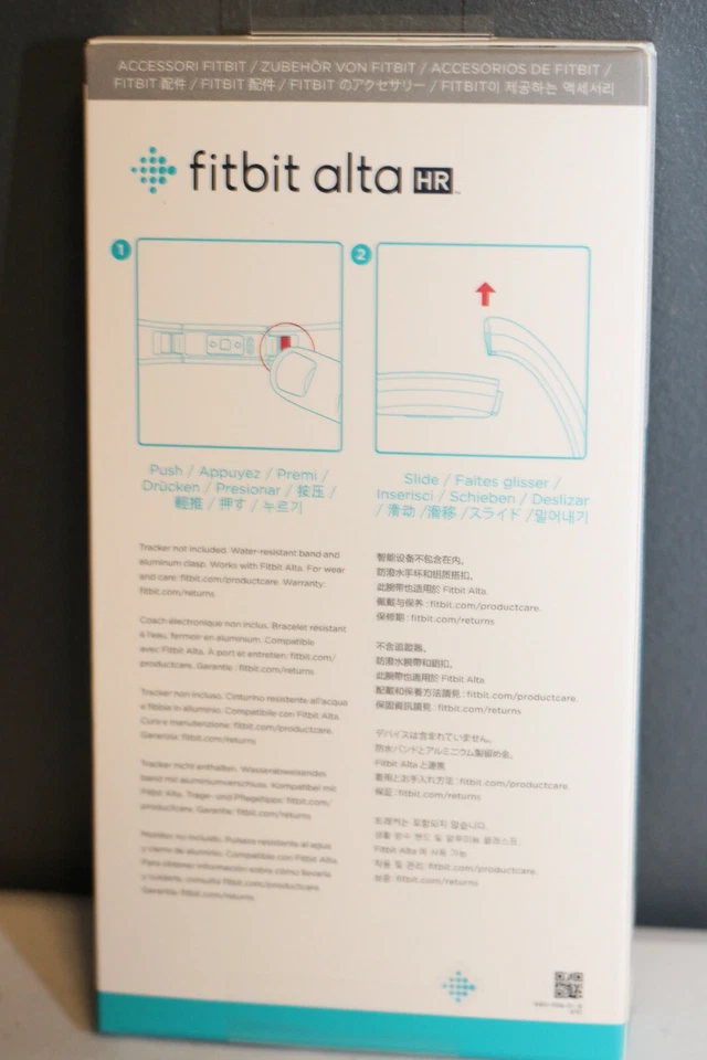 Banda Accesoria Fitbit Alta / Alta HR, Rosa Coral, Pequeña Foto 2 de 2