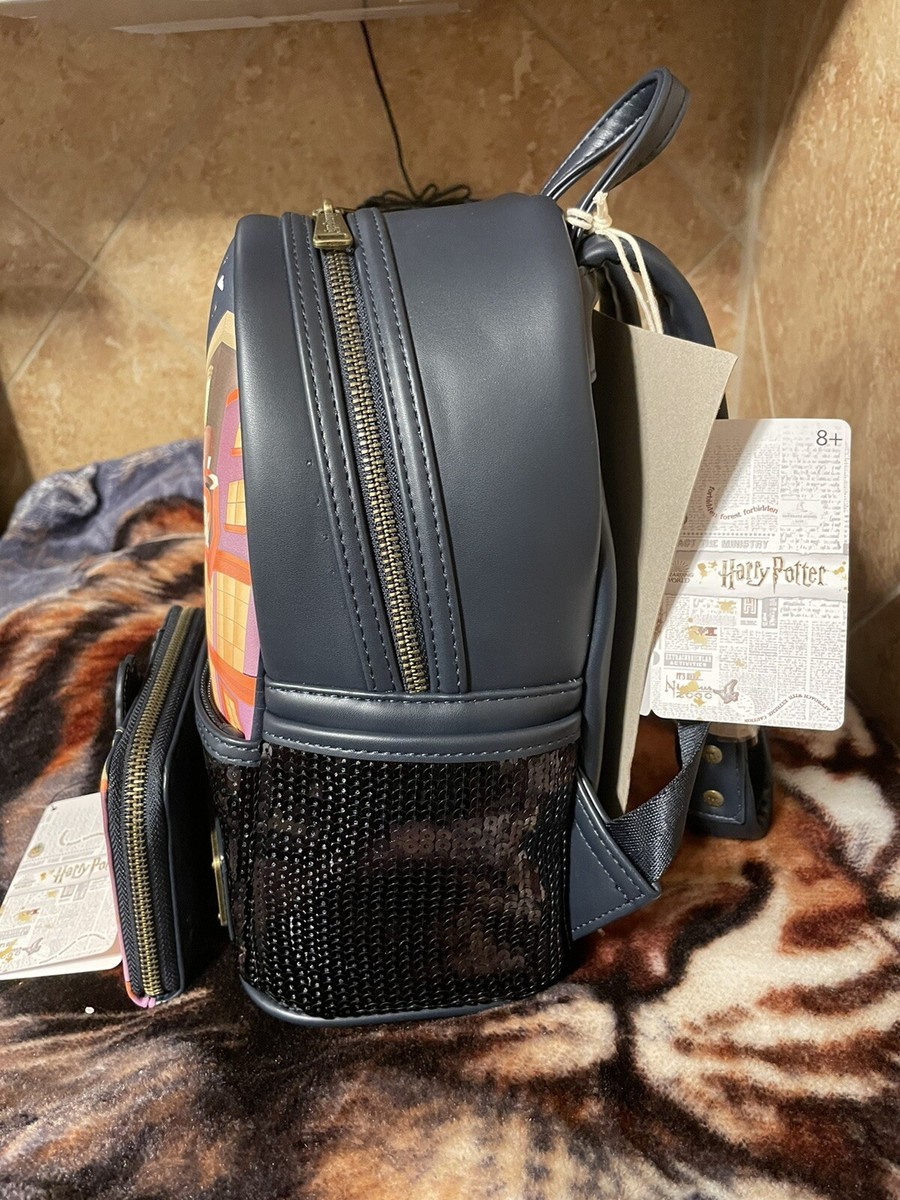 LOUNGEFLY X Harry Potter DIAGON ALLEY Sequin Mini Backpack  display picture 1