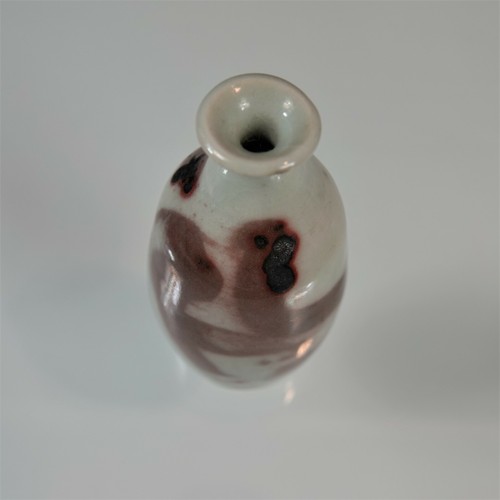 Vintage Pottery Small Studio Vase 1970s Artist Signed MSG - Picture 9 of 9