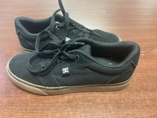 DC Anvil 303190 Mens Size 7.5 Skateboarding Casual Black Shoes