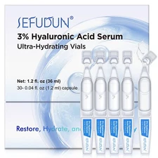 Ultra Hydrating Serum 3% Hyaluronic Acid Anti-Aging serum for face Single Vials