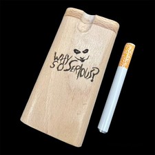 Custom Engraved Wooden Dugout Box 4  x 2  Inch. One Hit