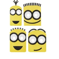 Despicable Me Minions Party Masks 8pk - Despicable Me Minions Party Supplies