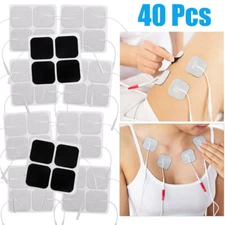 40 Replace Patches for TENS Unit Electrode Pads Electrotherapy Muscle Stimulator
