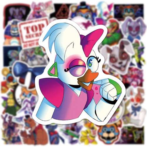 50Pcs Five Nights At Freddy's Security Breach Sticker Game Vinyl Waterproof - Picture 11 of 12