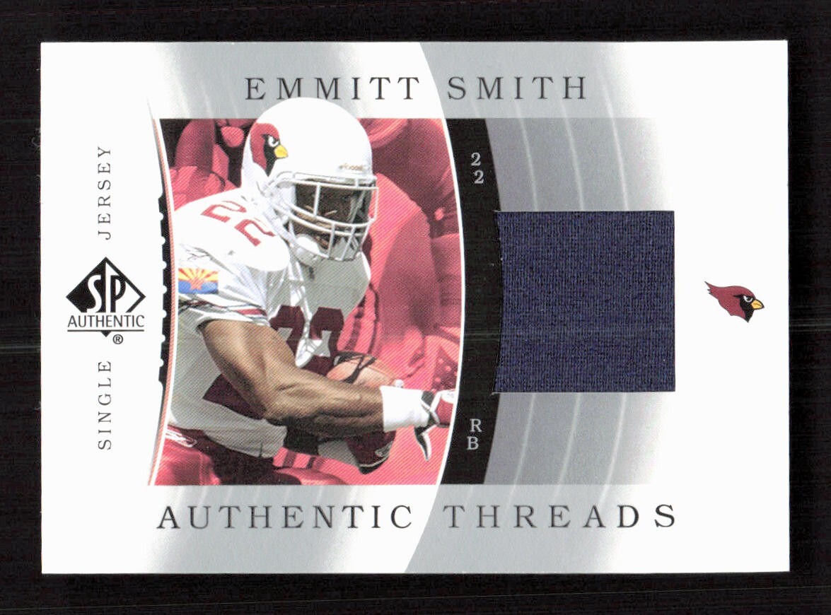 2003 Upper Deck SP Authentic #JC-ES Emmitt Smith Jersey Relic Cardinals 