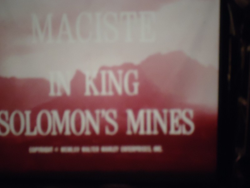 16mm Macistr In King Solomon's Mine Reg Pack Wandisa Guida Bruno Piergentilli
