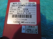 STEC Mass Flow Controller, 50 SCCM, SEC-F730MCA1-UC-342, WF6