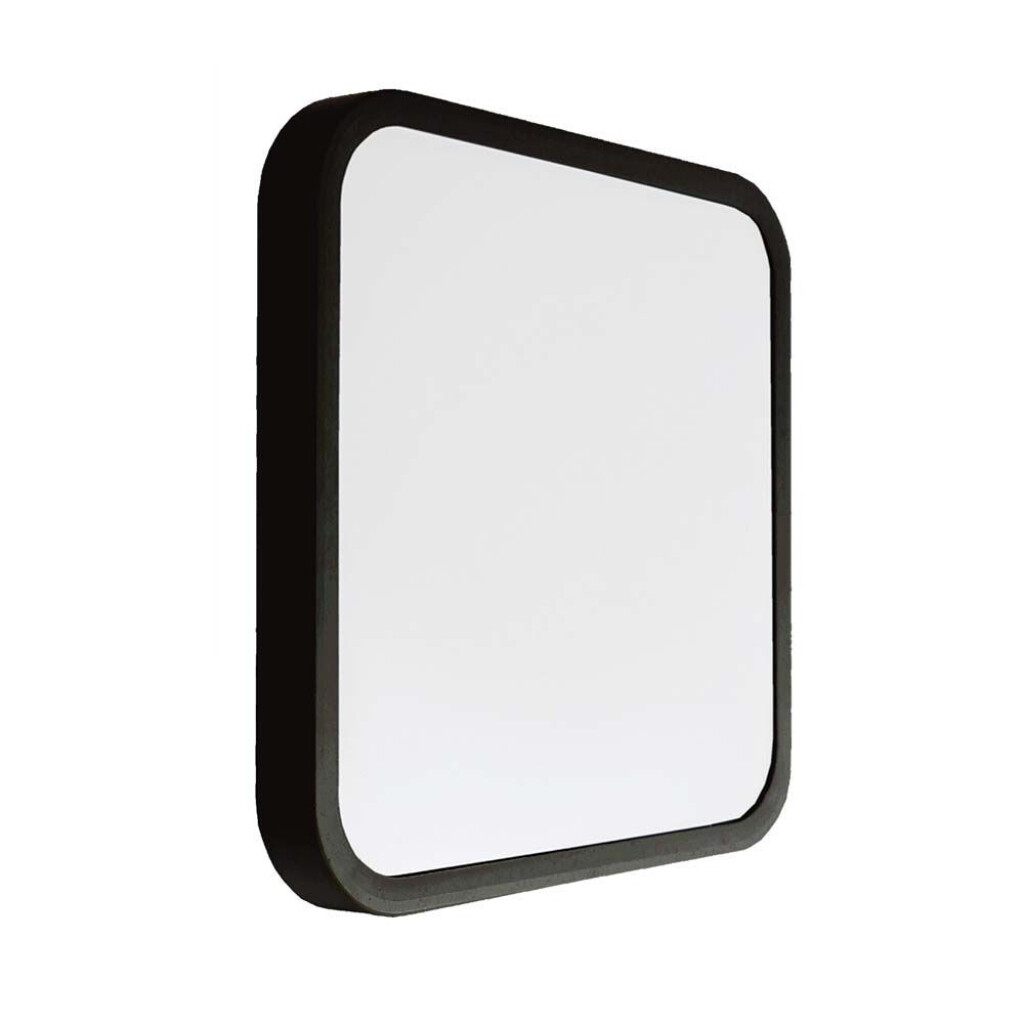 24w Led Dome Light Square Black Frame 4000k Ip44