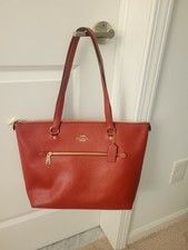 crossgrain leather folio tote