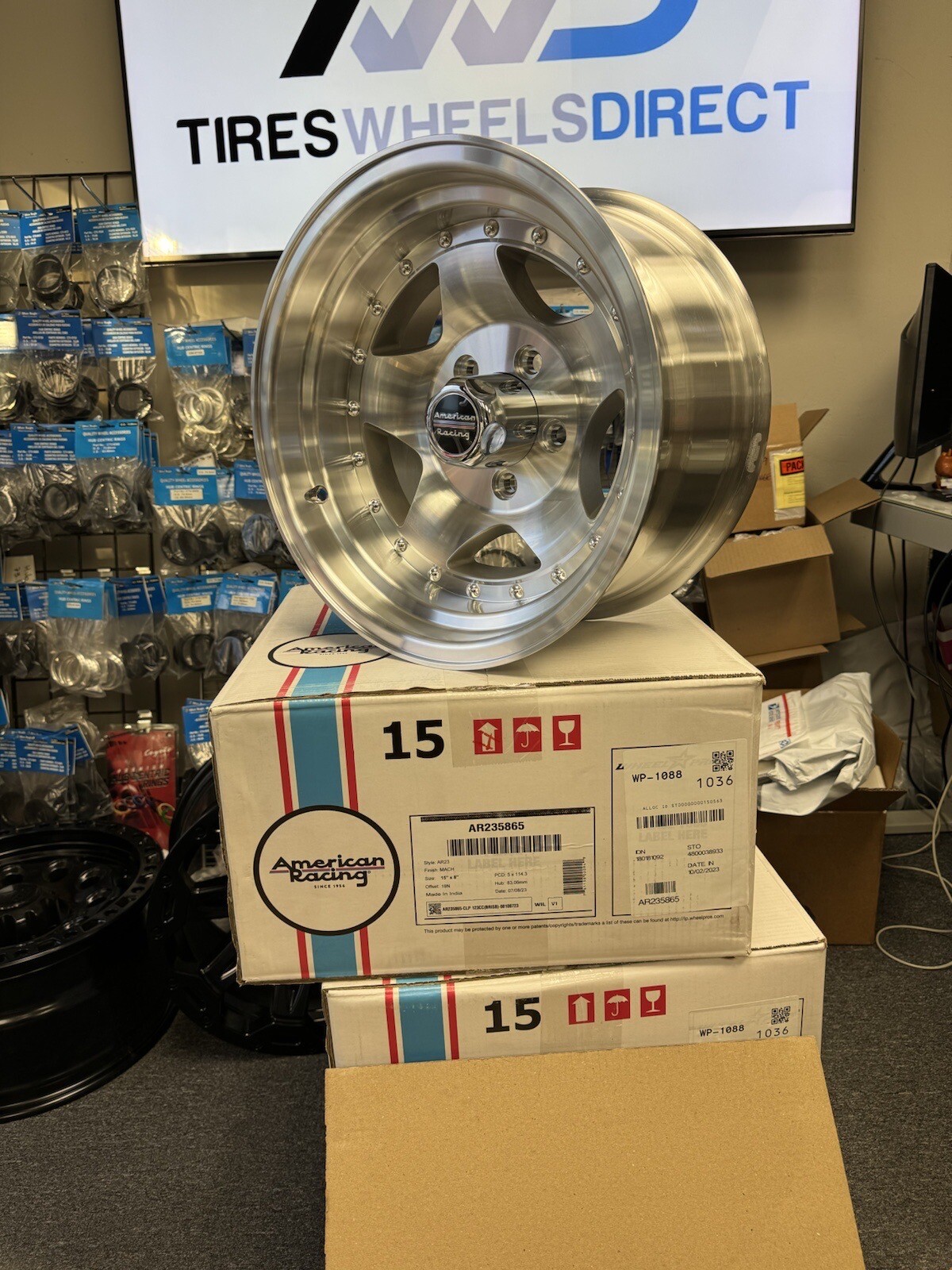 15 inch Wheels Rims American Racing AR23 AR235865 5x4.5 15x8