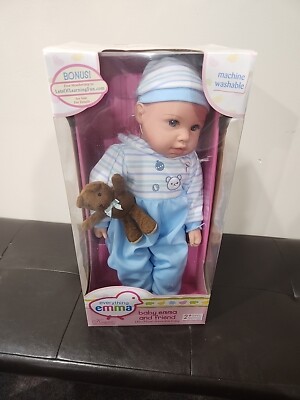 Kingsgate Baby Emma And Friend Blue Set New 