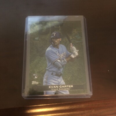 2024 Topps Series 2 Evan Carter RC DFW Insert SP Texas Rangers #CTC-16 /299