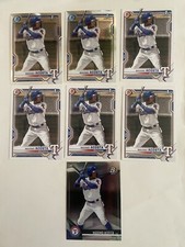 Maximo Acosta Rookie Bowman Baseball Card Lot7 Chrome Base Platinum Marlins MLB