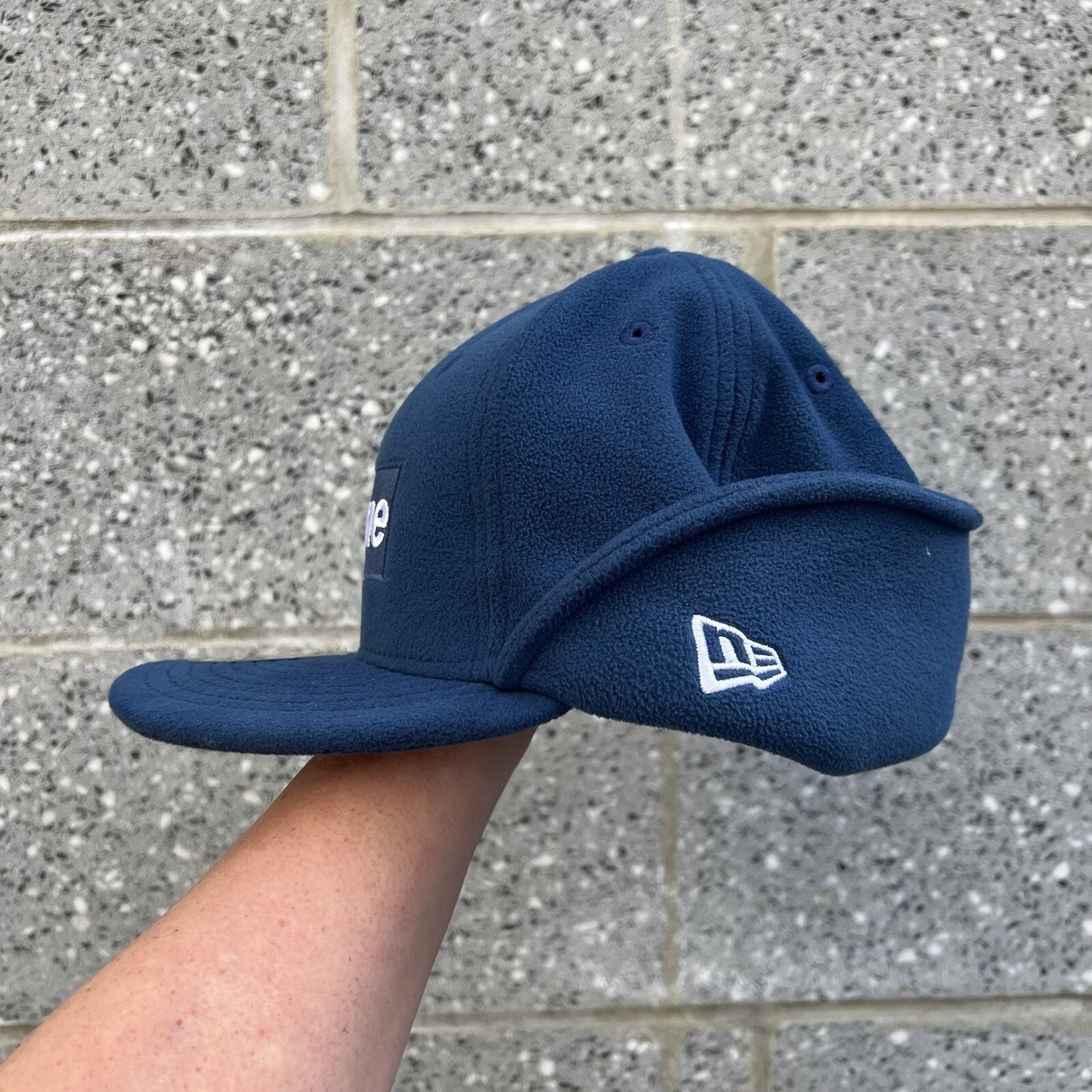 Supreme Box Logo World Famous New Era 59fifty Polartec Sz 7 Supreme Box Logo World Famous New Era 59fifty Polartec Sz 7