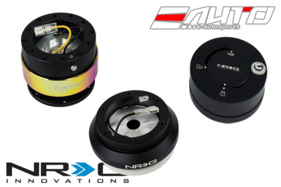 NRG Steering Wheel Short Hub 110 / Black 2.0 Quick Release Neo Ring / Lock Matt