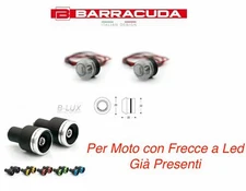Barracuda Counterweights B-LUX + LED Optical Arrows for Motorcycles and Scooters