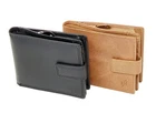 StarHide Men RFID Blocking Real Leather Wallet With Large Zipper Coin Pouch 1180