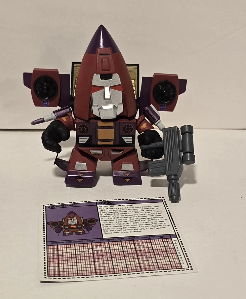 Hasbro The Loyal Subjects Transformers Series 2 RAMJET/ DIRGE/ THRUST DECEPTICON - Image 4 of 4