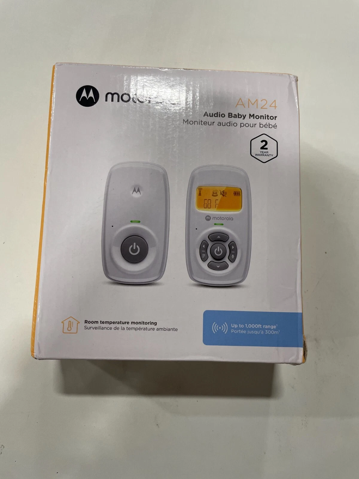 Motorola AM24 Audio Baby Monitor with LCD Screen