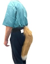 Fantastic Brown Fox Faux Fur Animal Tail Fancy Dress Up Party Costume Festival