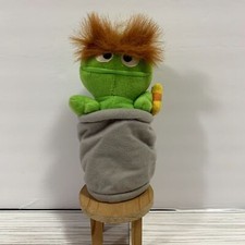 Vintage Tyco 1997 Sesame Street Oscar The Grouch Plush Bean Bag