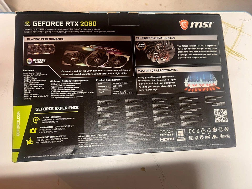 MSI GeForce RTX 2080 Gaming X Trio - Image 3 of 3