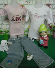 lot 10 vêtements enfant 8 ans fille,jean,t-shirt,débardeur,jupe,pantalon .......