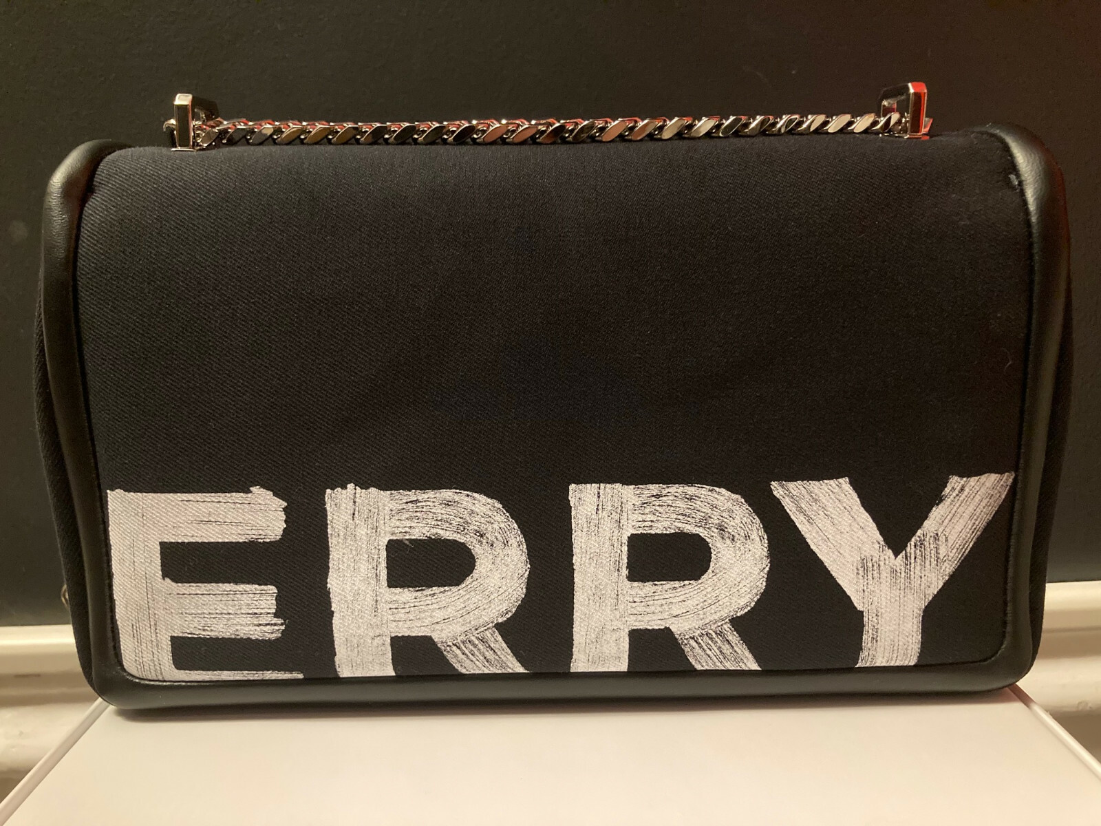 BURBERRY Lola Medium Graffiti Logo Bag image 2